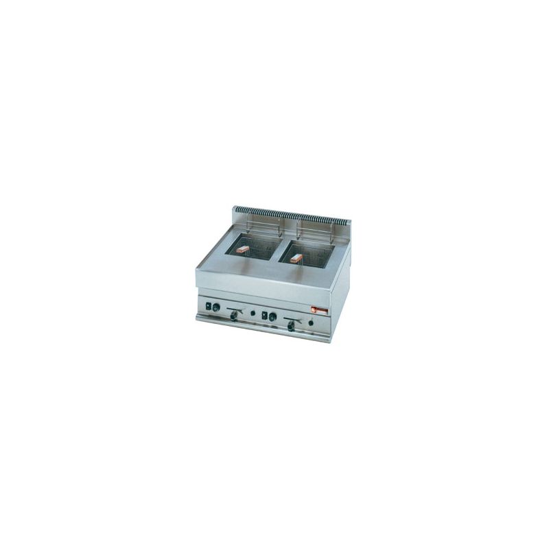 FRITEUSE GAZ 2 CUVES DE 8 LITRES -TOP- FRITEUSE GAZ 2 CUVES DE 8 LITRES -TOP-