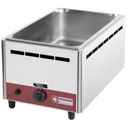 Bain marie gaz, de table GN 1/1 - 150 mm