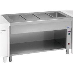 ELÉMENT BAIN MARIE SUR MUBLE OUV. 4x GN1/1