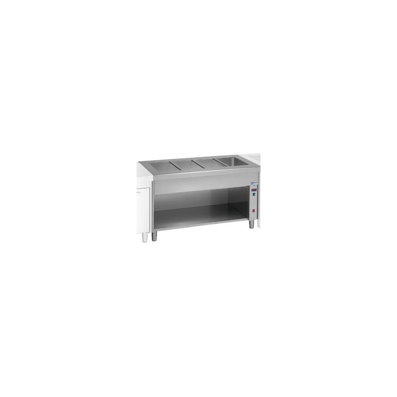 ELÉMENT BAIN MARIE SUR MUBLE OUV. 4x GN1/1