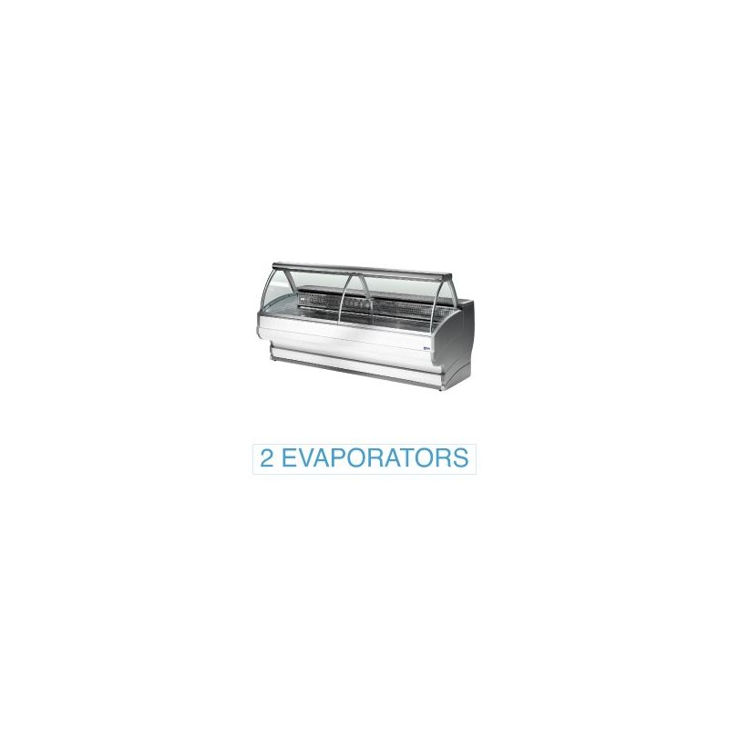 COMPTOIR VITRINE REFRIG.VITRE BOMBEE White COMPTOIR VITRINE REFRIG.VITRE BOMBEE White