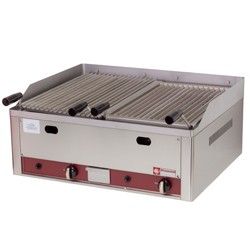 Grills à la pierre de lave gaz avec grille en acier inox - PBI120