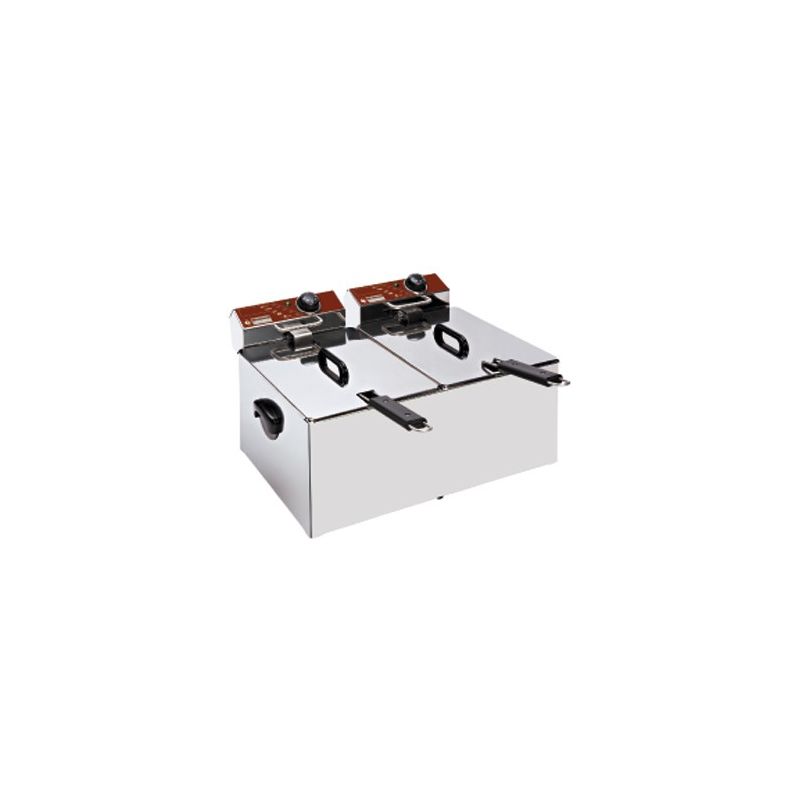 Friteuse de table électrique 2x 7 litres