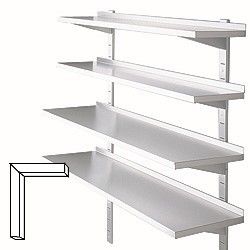 Console fixe pour étagères ajourées 300 mm
