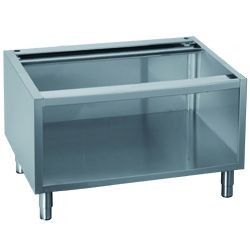 SOUBASSEMENT OUVERT, SUR PIEDS INOX RÉGLABLE