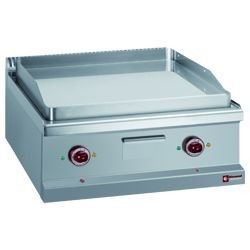 FRY-TOP ELECTRIQUE+PLAQUE LISSE/CHROME 50µ