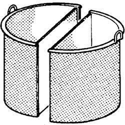 PANIER 2x 1/2 50 LITRES