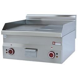 PLAQUE CUISS.EL.1/2LISS-1/2NERVUR.CHROME-TOP