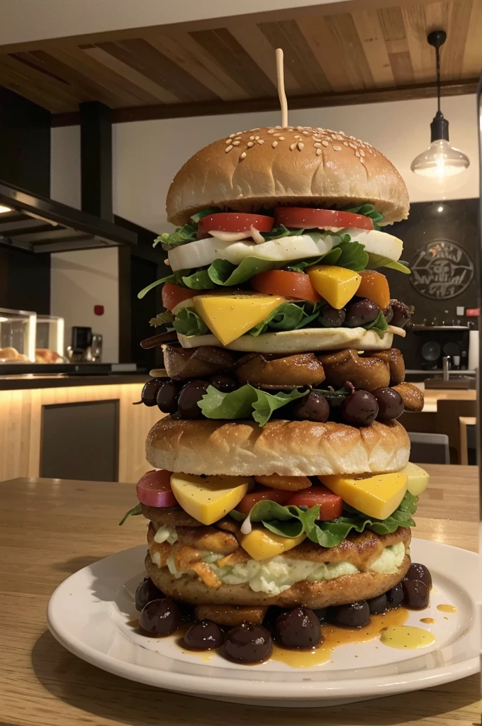 burger au fruit