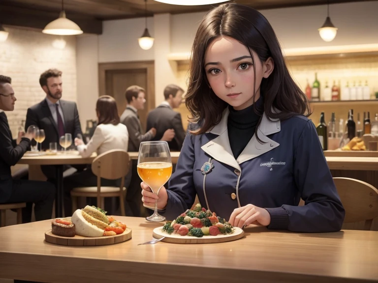 chef présentant son repas à la journée internationale des guides touristiques