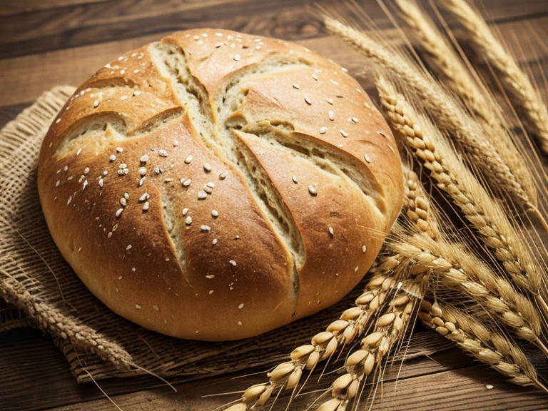 pain entouré de blé (ia)