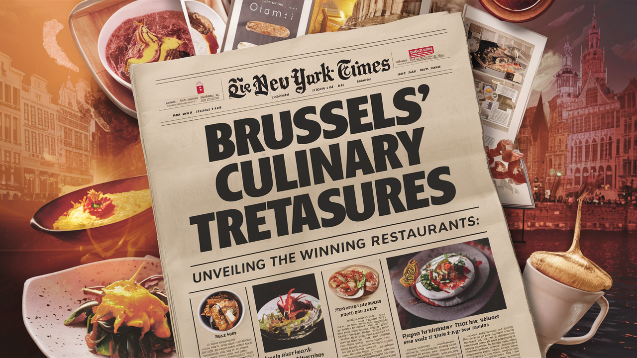 Découvrez les 5 Restaurants Horeca Branchés à Bruxelles, selon le New York Times