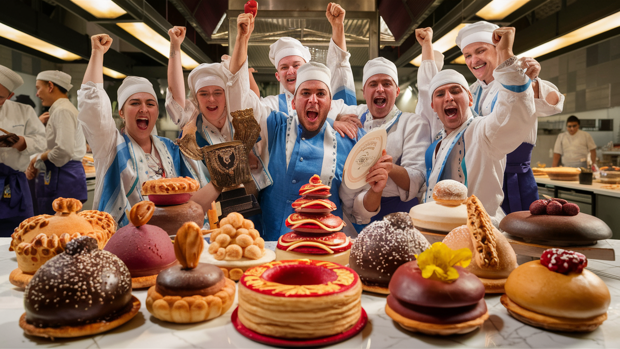 l'argentine gagne un concours de pâtisserie