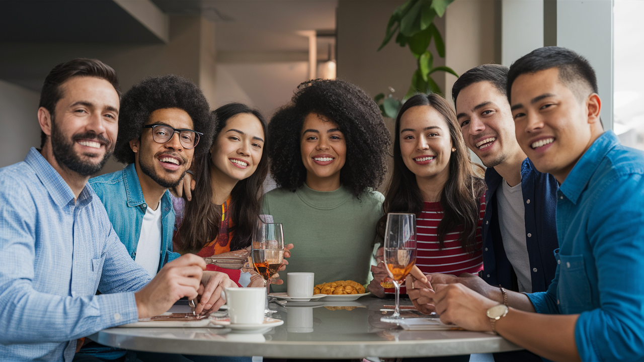 un groupe LGBT dans un hotel