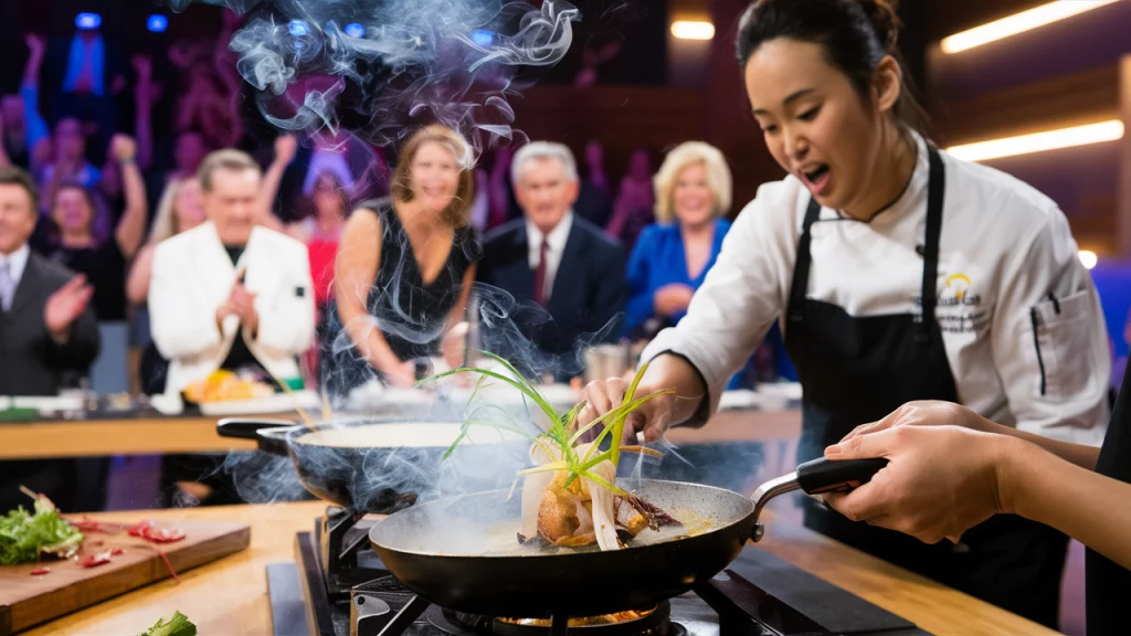 le plat qui prend feu dans l'horeca