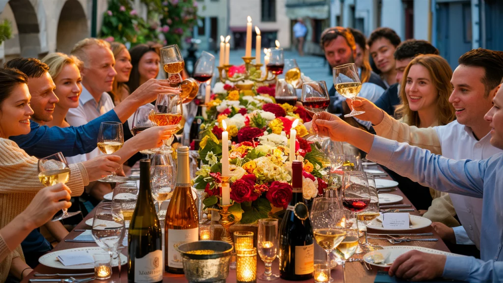 Une dégustation des Vins Belges