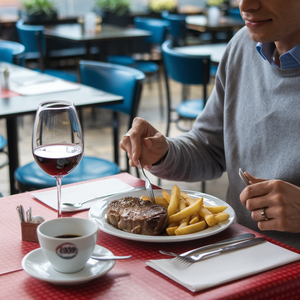 le plaisir de manger en solo