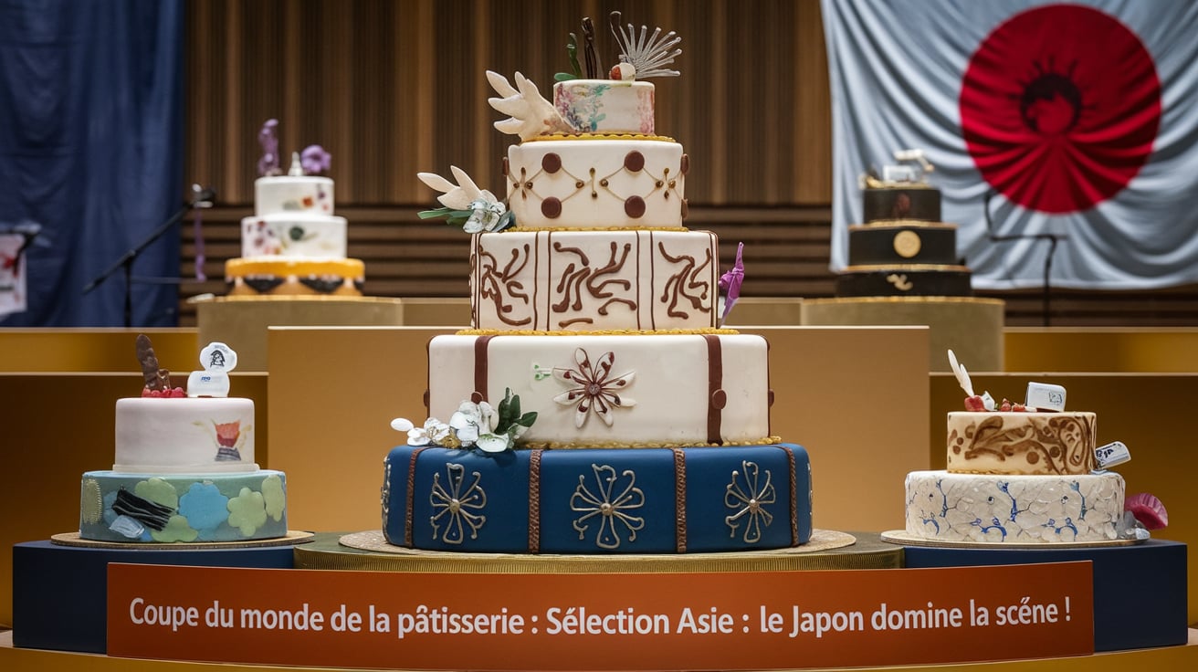 Coupe du Monde de la Pâtisserie – Sélection Asie : Le Japon domine la scène !
