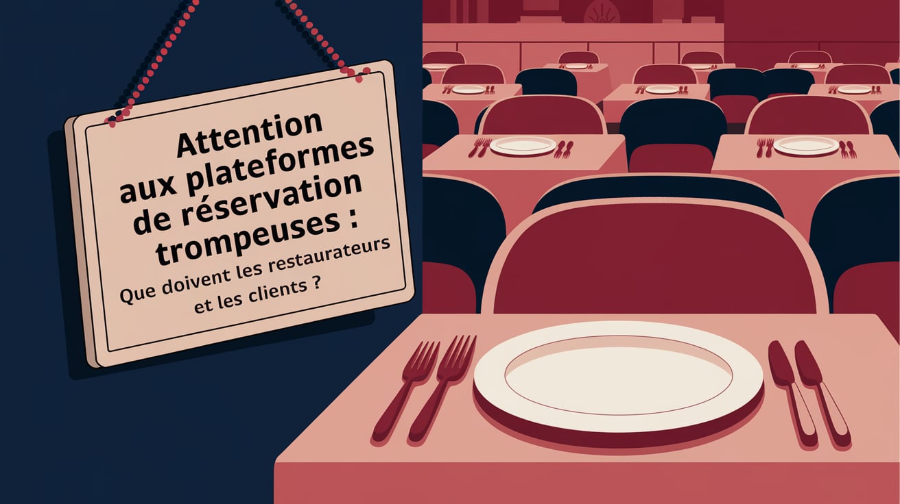 Attention aux plateformes de réservation trompeuses : que doivent savoir les restaurateurs et les clients ?
