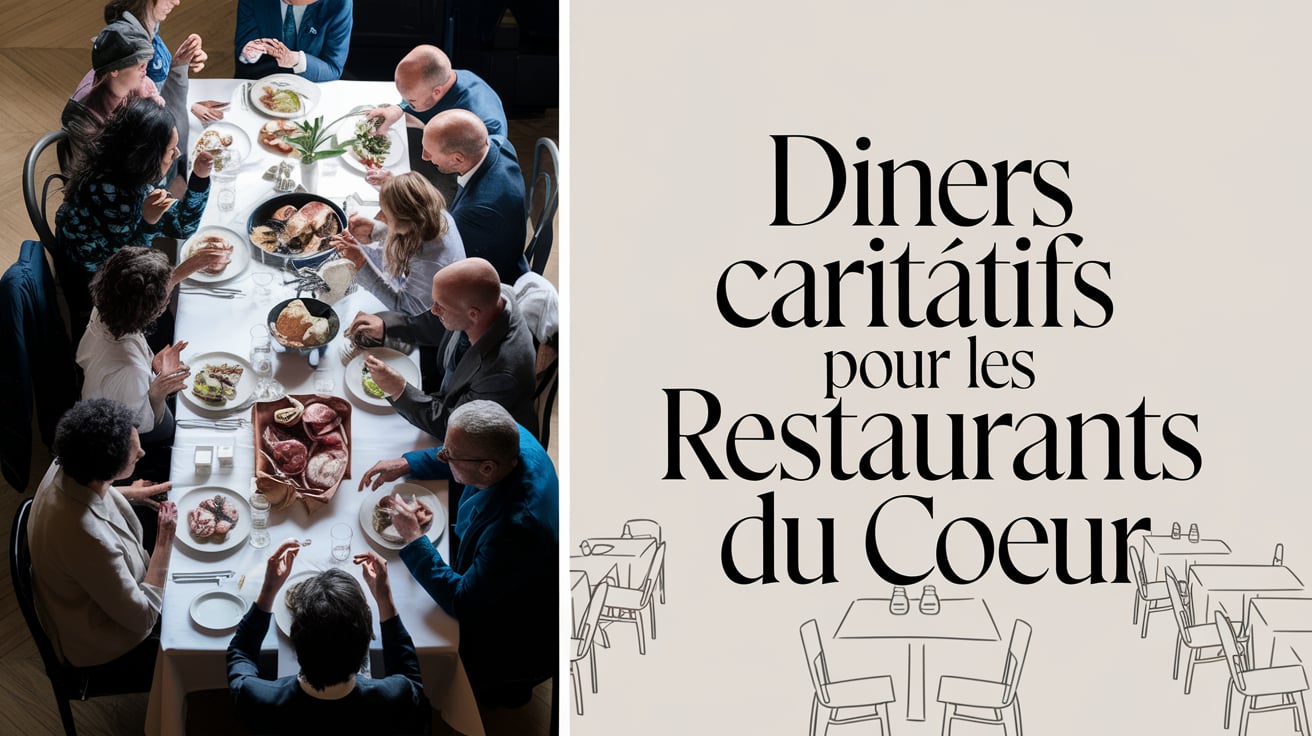 Dîners Caritatifs pour Les Restaurants du coeur