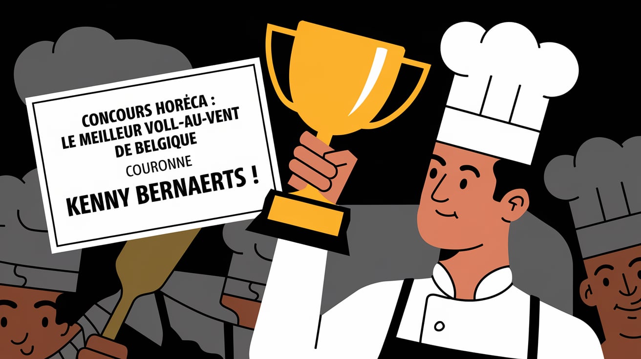 Concours Horeca : Le Meilleur Vol-au-Vent de Belgique couronne Kenny Bernaerts !