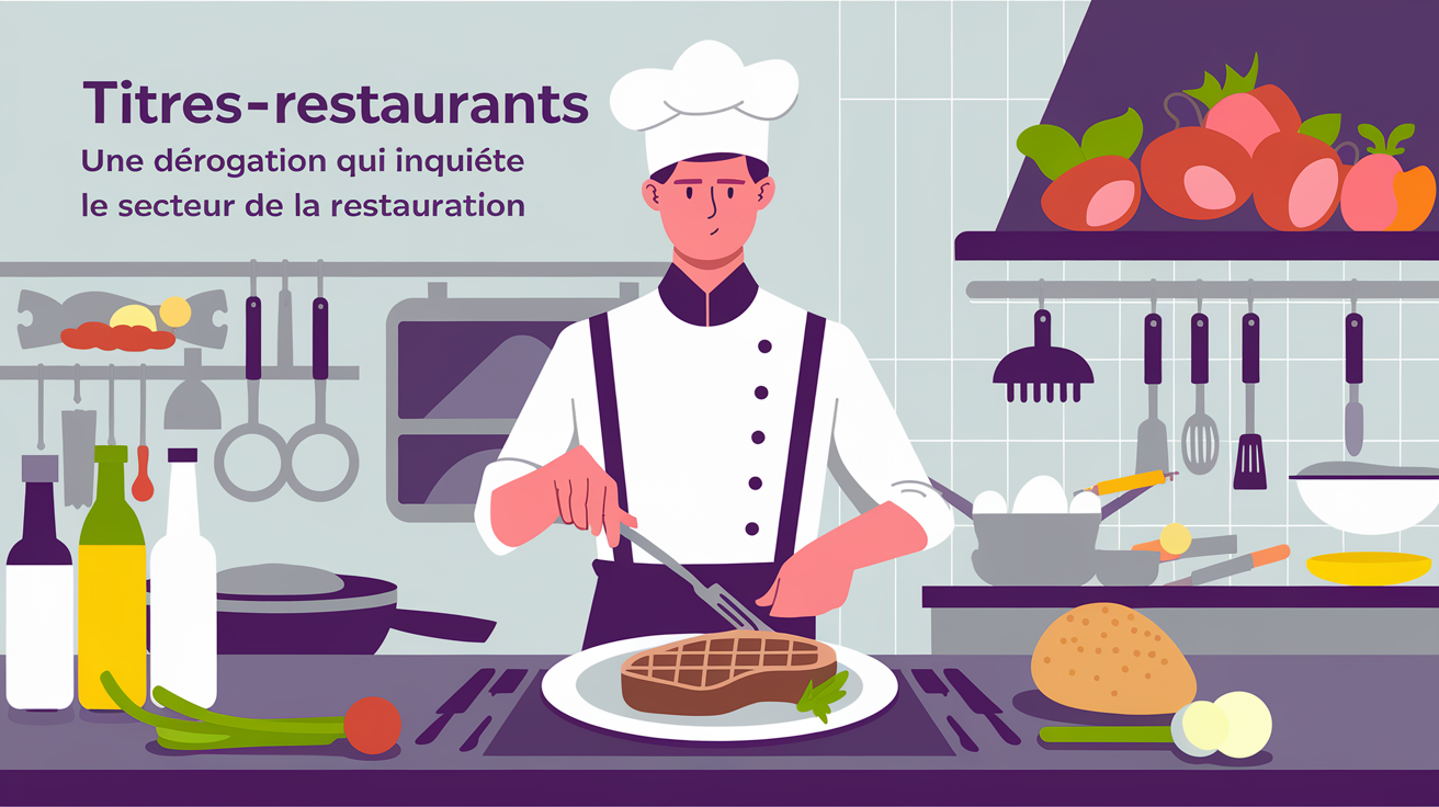 Titres-restaurants : une dérogation qui inquiète le secteur de la restauration
