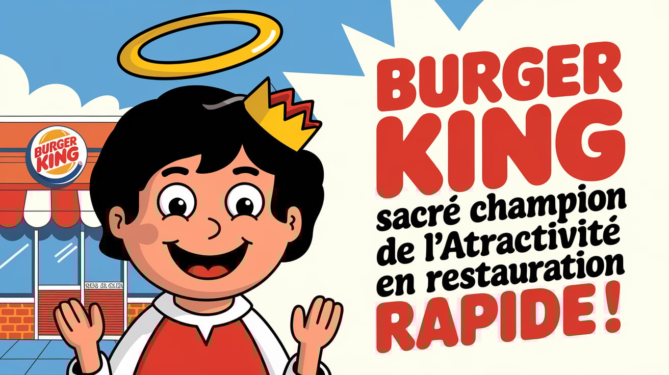 Burger King sacré champion de l’attractivité en restauration rapide