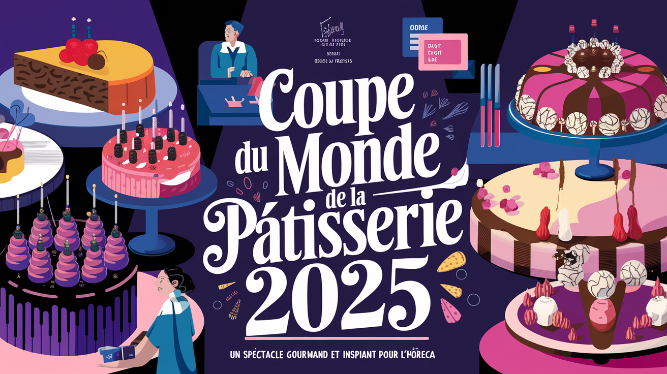 🍰 Coupe du Monde de la Pâtisserie 2025 : Un Spectacle Gourmand et Inspirant pour l’Horeca 🎂✨