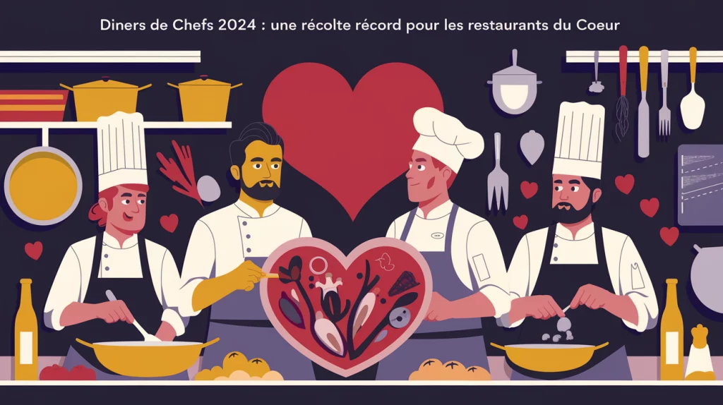 Dîners de Chefs 2024 : Une récolte record pour les Restaurants du Coeur