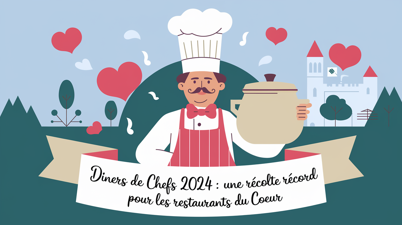Dîners de Chefs 2024 : Une récolte record pour les Restaurants du Cœur