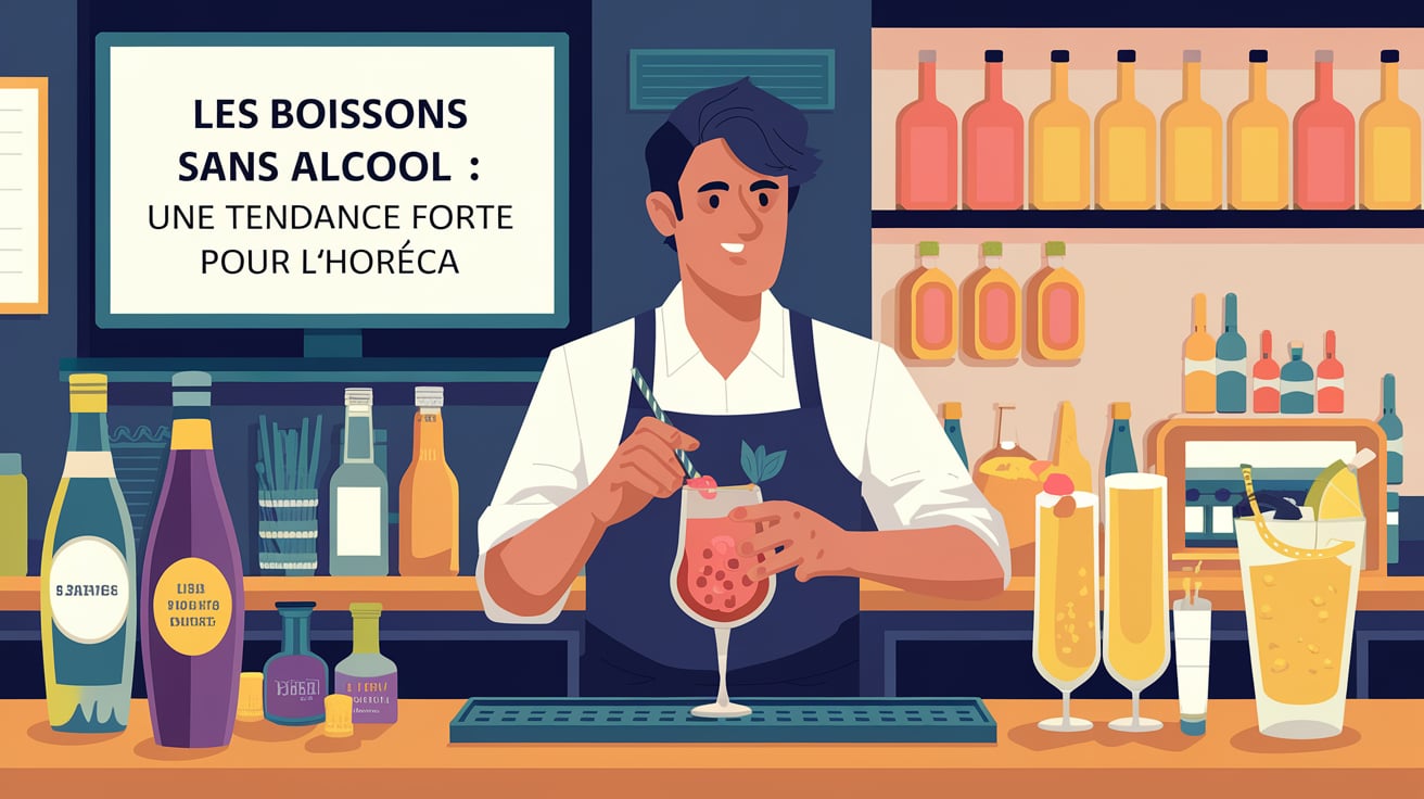 Les boissons sans alcool : une tendance forte pour l’Horeca en France et en Belgique