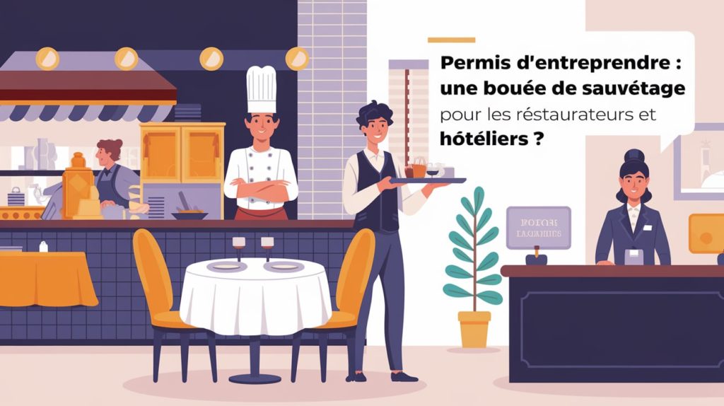 Permis d'entreprendre : une bouée de sauvetage pour les restaurateurs et hôteliers