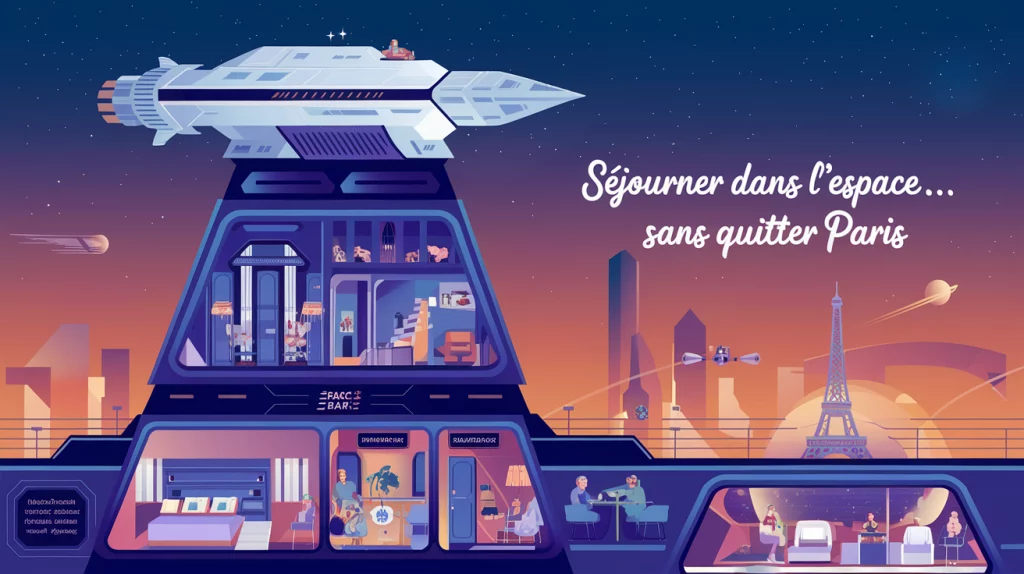 Séjourner dans l’espace… sans quitter Paris