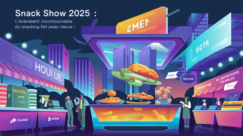 Snack Show 2025 : L'événement incontournable du snacking fait peau neuve