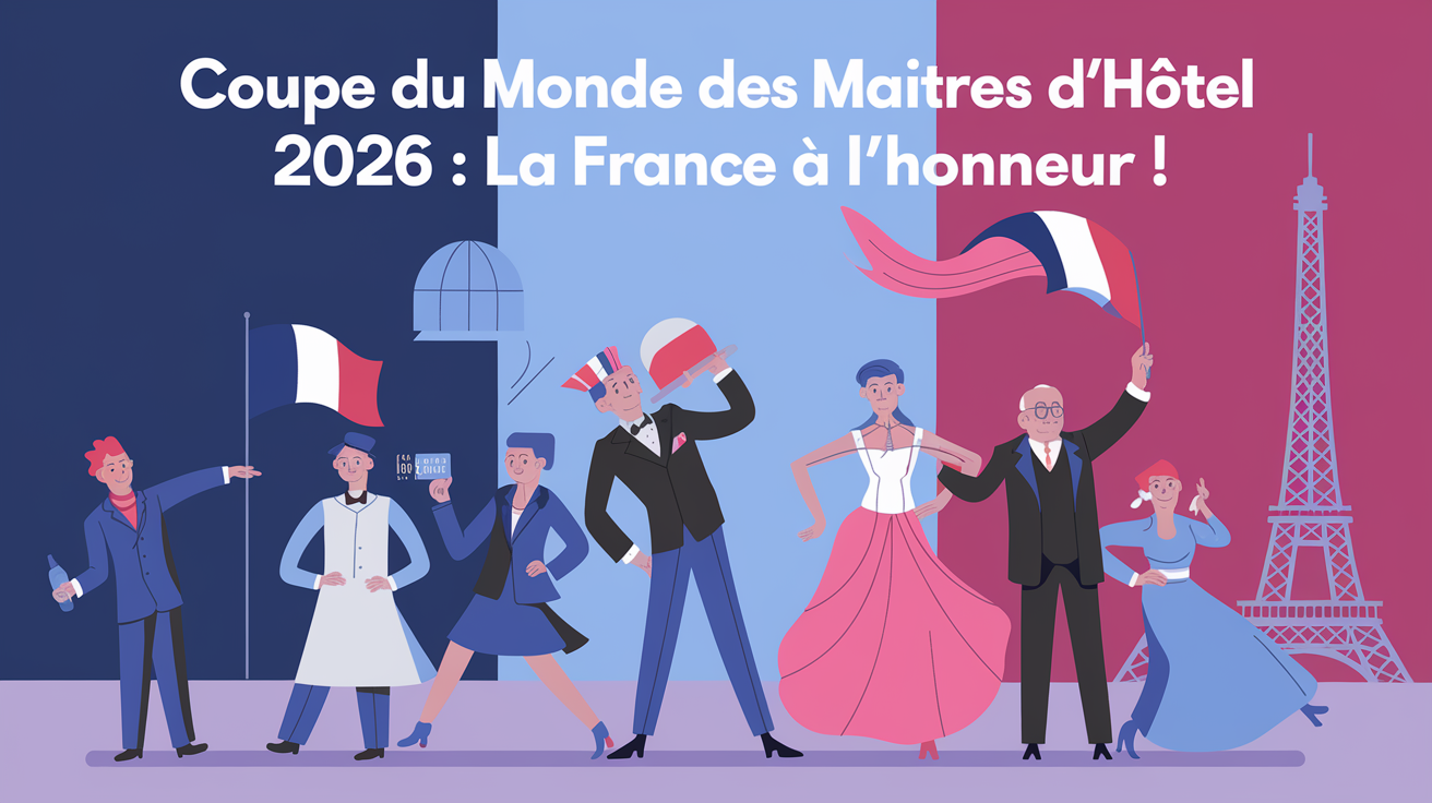 🥂 Coupe du Monde des Maîtres d’Hôtel 2026 : La France à l’Honneur ! 🇫🇷