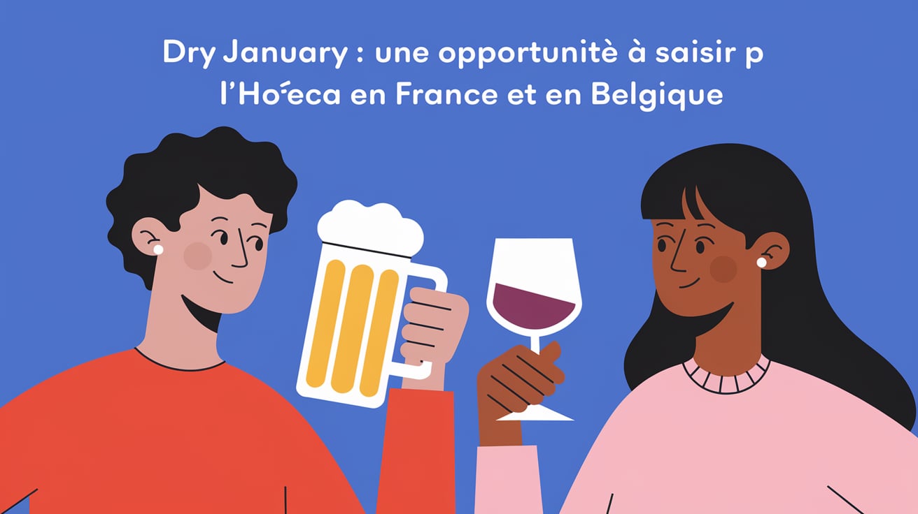 Dry January : une opportunité à saisir pour l’Horeca en France et en Belgique