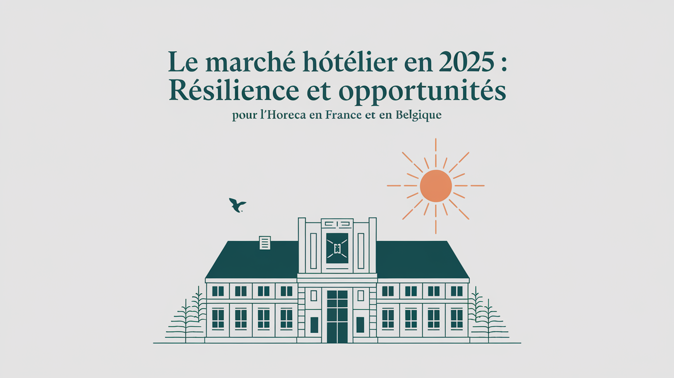🚀 Le marché hôtelier en 2025 : Résilience et opportunités pour l’Horeca en France et en Belgique