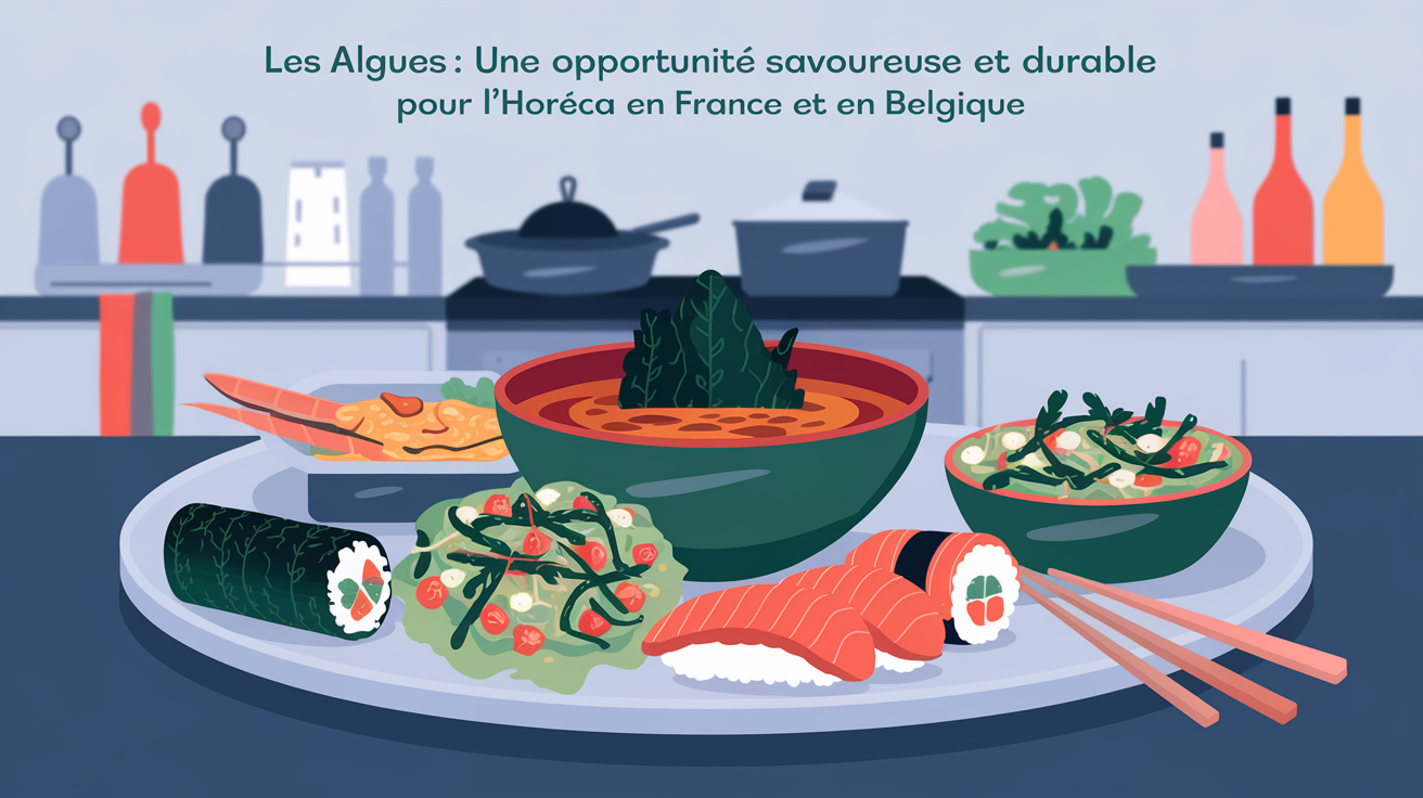 🌊 Les algues : une opportunité savoureuse et durable pour l’Horeca en France et en Belgique