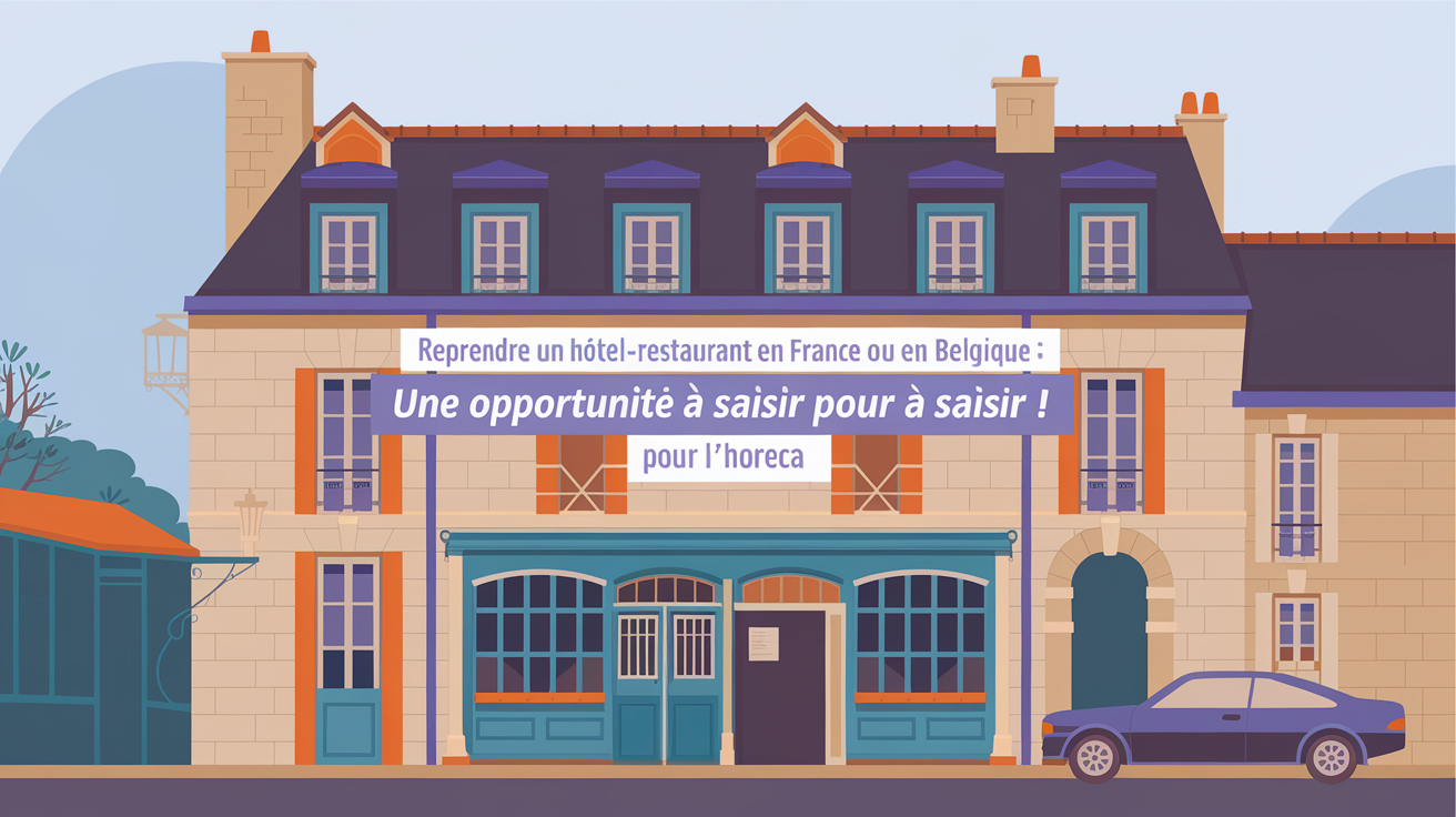 🏨 Reprendre un hôtel-restaurant en France ou en Belgique : une opportunité à saisir pour l’Horeca