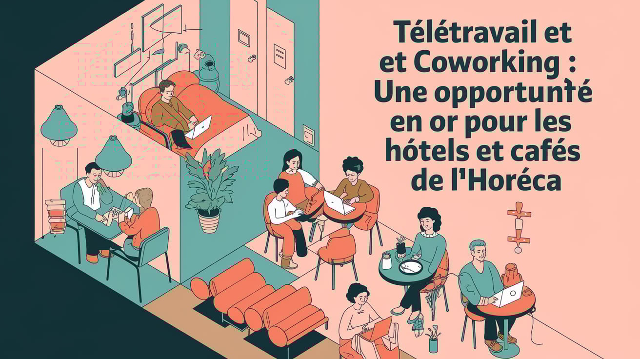 Télétravail et Coworking : Une Opportunité en Or pour les Hôtels et Cafés de l’Horeca
