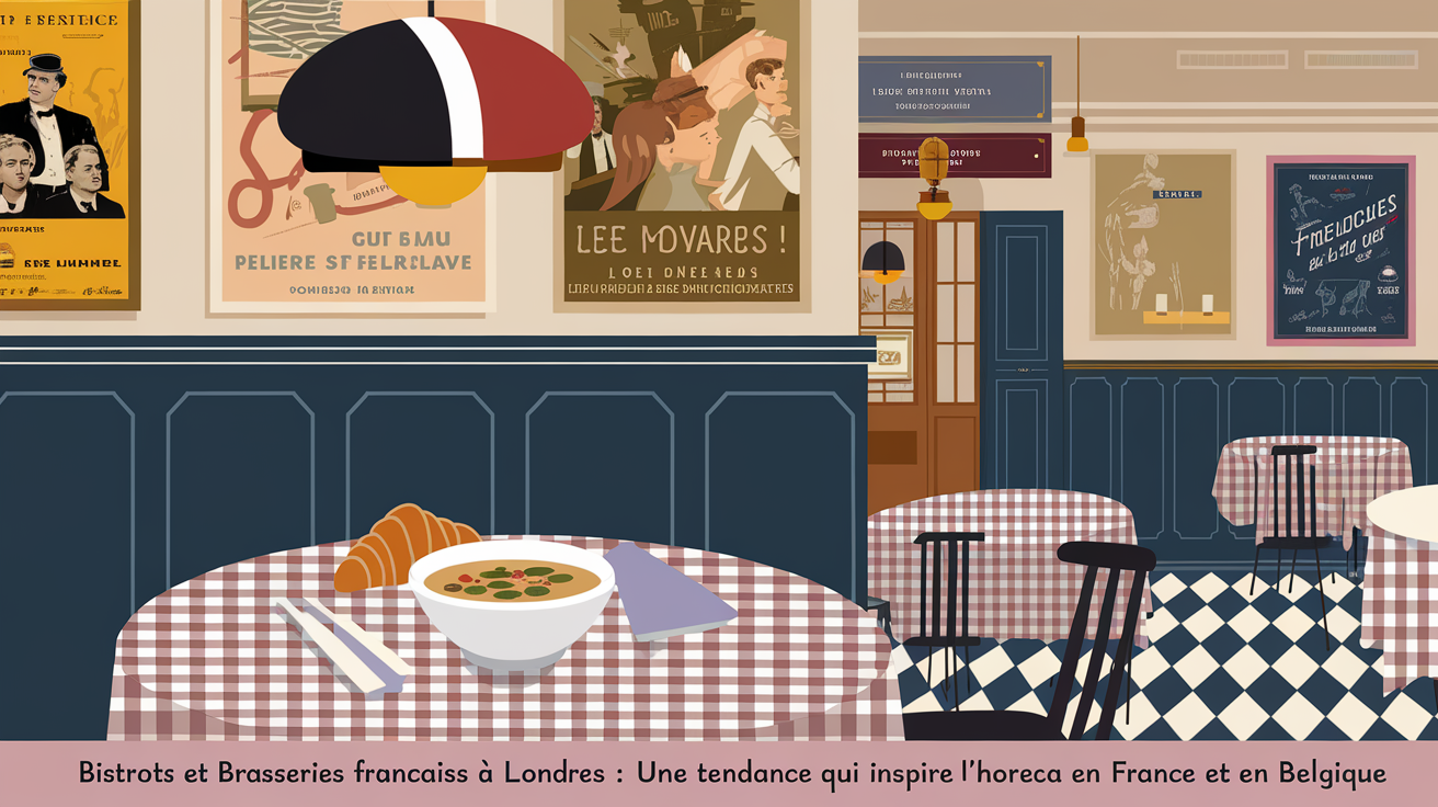 Bistrots et brasseries françaises à Londres : une tendance qui inspire l’Horeca en France et en Belgique
