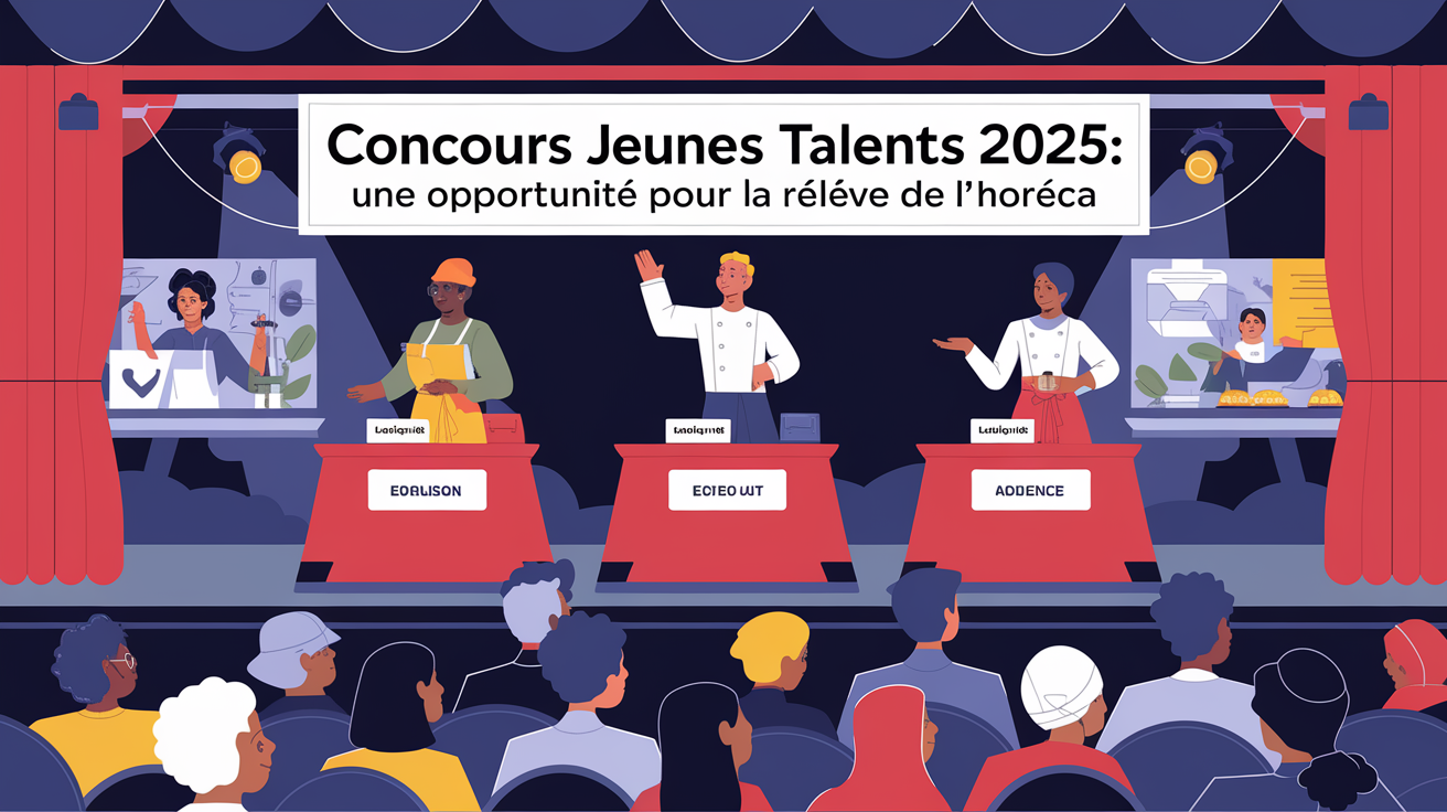 Concours Jeunes Talents 2025 : une opportunité pour la relève de l’Horeca