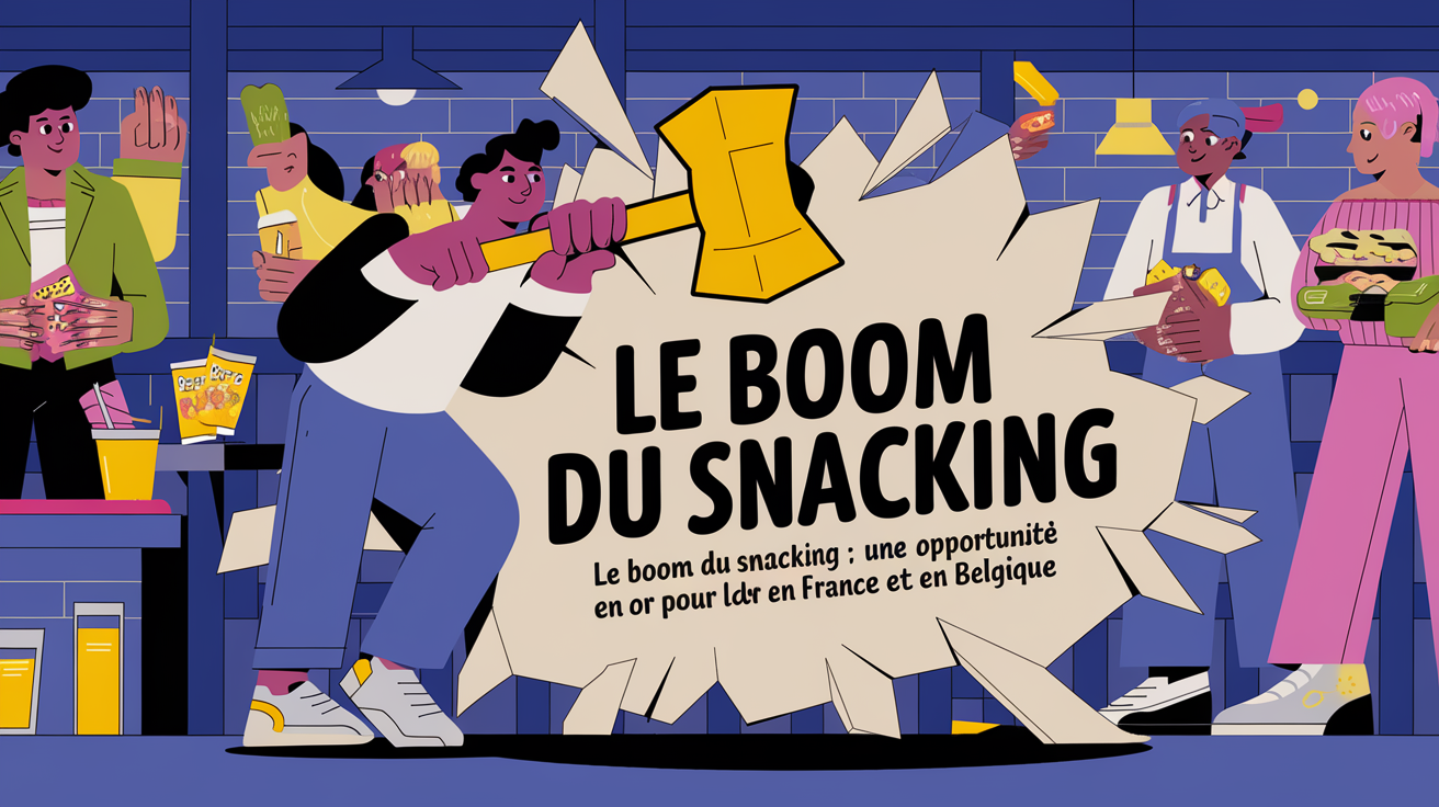 Le boom du snacking : une opportunité en or pour l’Horeca en France et en Belgique