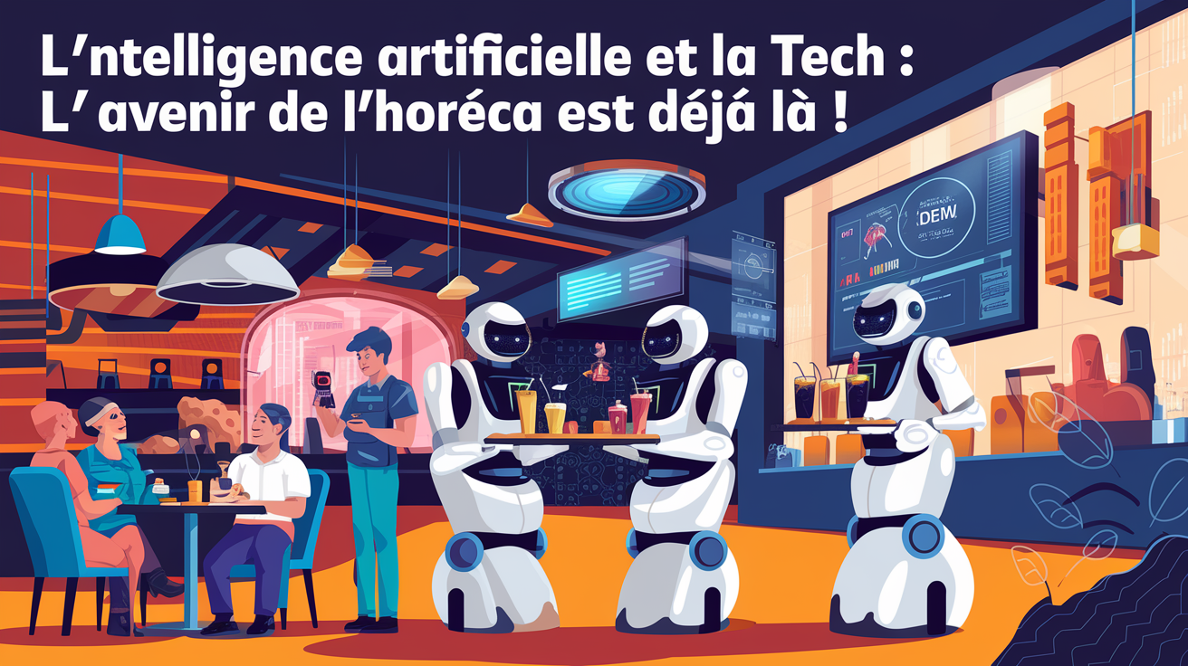L’intelligence artificielle et la tech : l’avenir de l’Horeca est déjà là !
