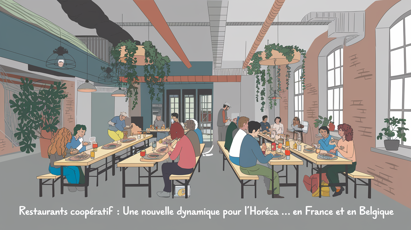 Restaurants coopératifs : une nouvelle dynamique pour l’Horeca en France et en Belgique