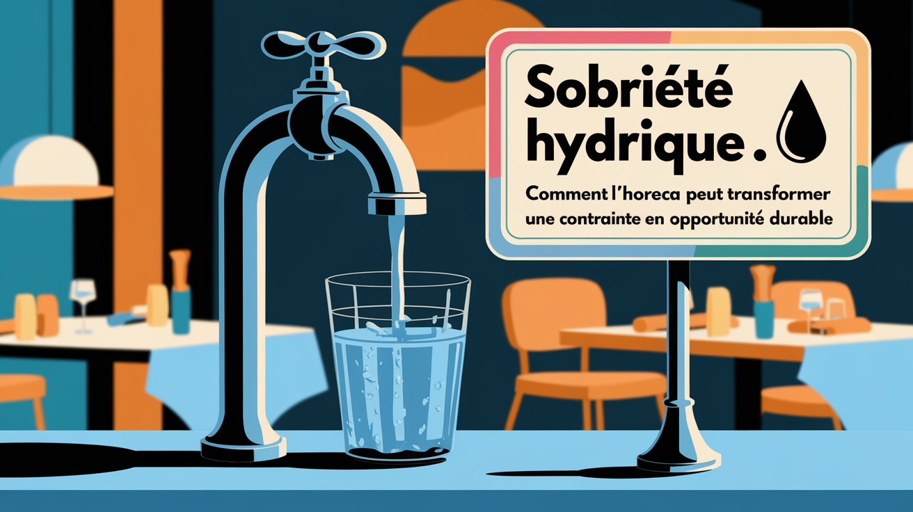 💧 Sobriété hydrique : comment l’Horeca peut transformer une contrainte en opportunité durable