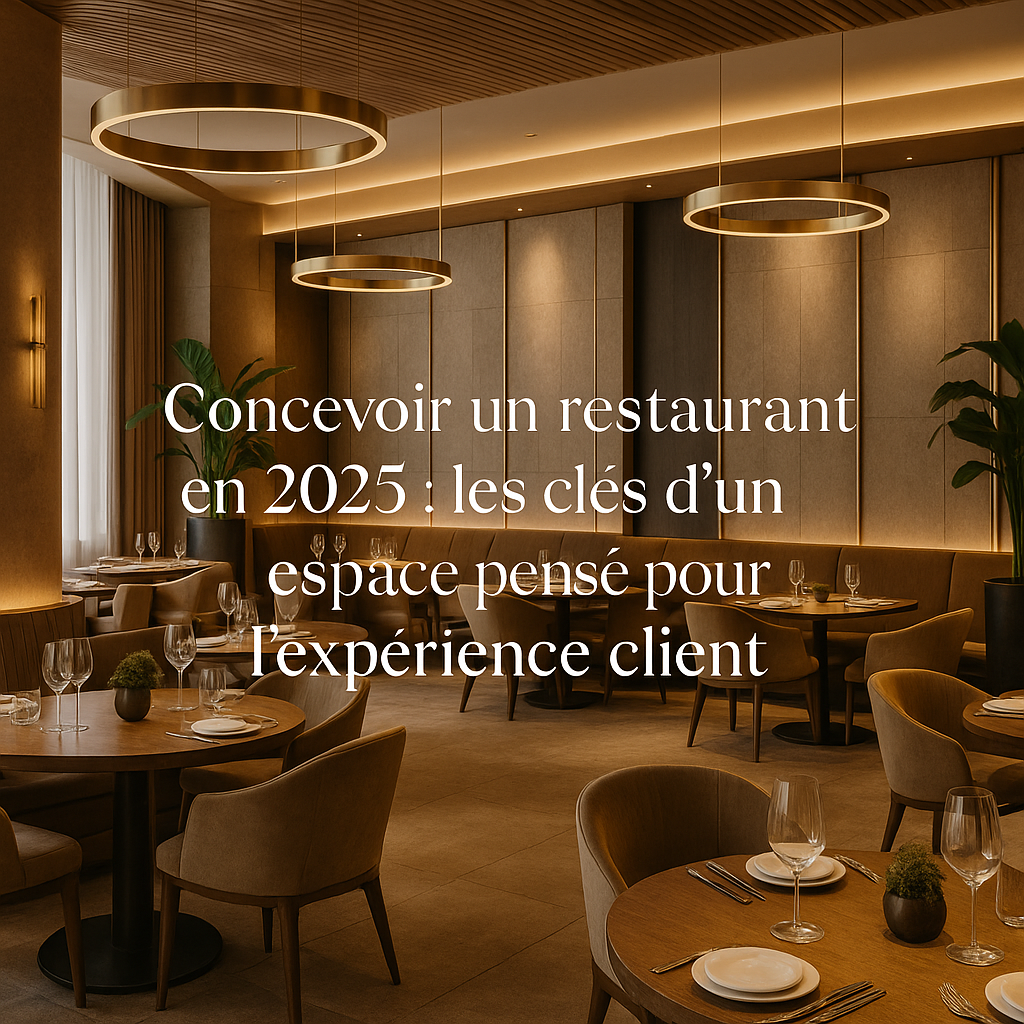 🛠️ Concevoir un restaurant en 2025 : les clés d’un espace pensé pour l’expérience client