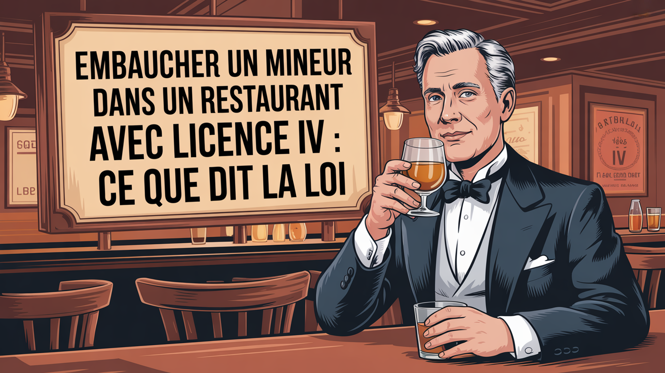 Embaucher un mineur dans un restaurant avec licence IV : ce que dit la loi