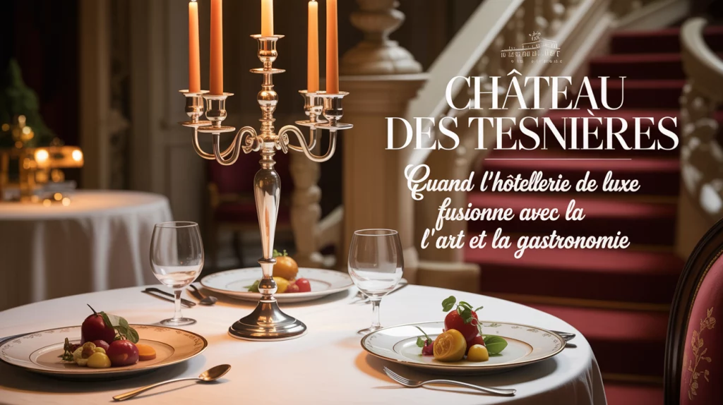 Château des Tesnières : quand l’hôtellerie de luxe fusionne avec l’art et la gastronomie