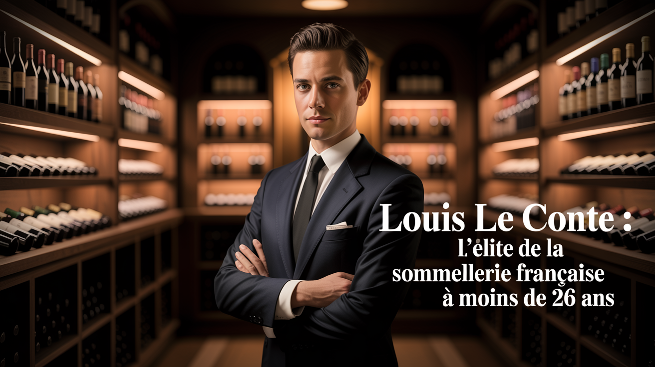 Louis Le Conte : l’élite de la sommellerie française à moins de 26 ans